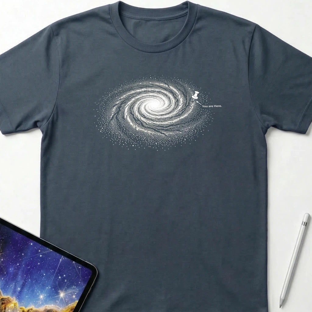You Are Here T-Shirt Dark Heather