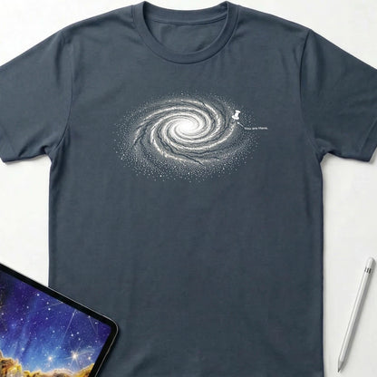 You Are Here T-Shirt Dark Heather