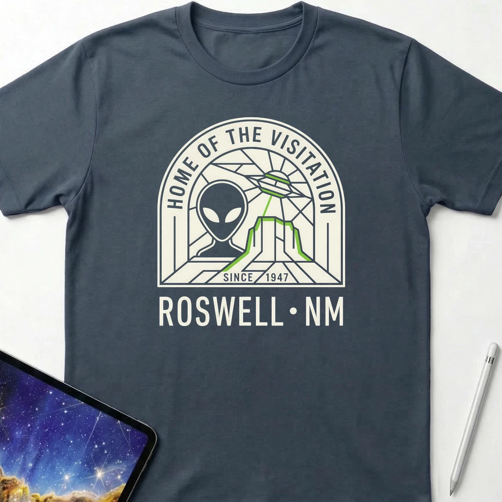 Roswell NM Visitation T-Shirt Dark Heather