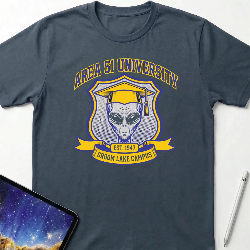 Area 51 University T-Shirt Dark Heather