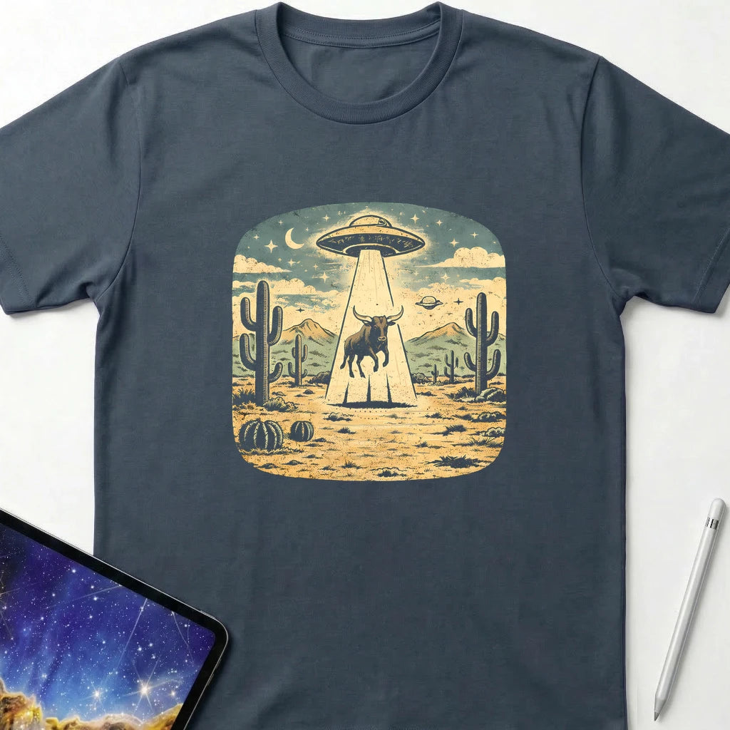 Surprised Steer T-Shirt Dark Heather