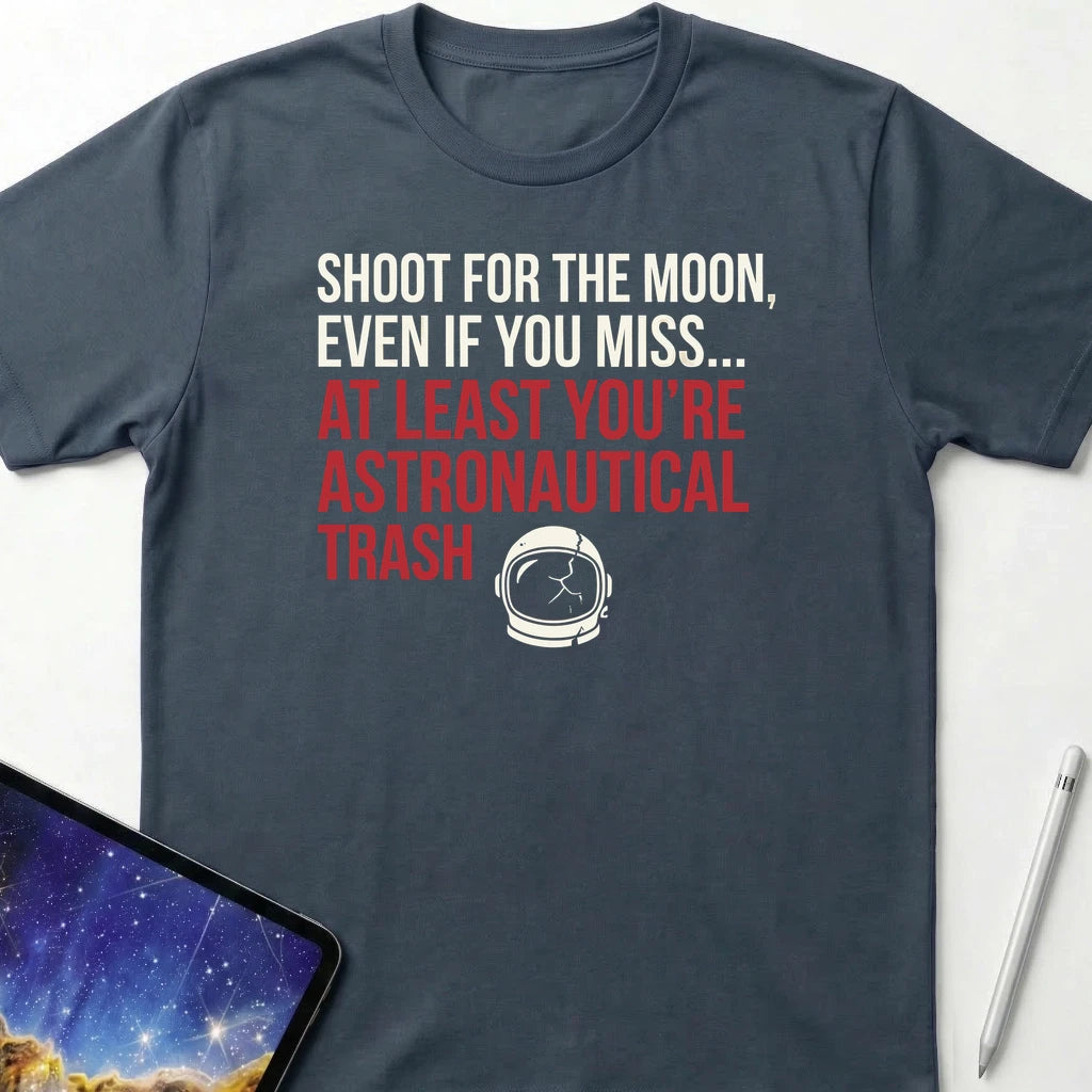 Shoot for the Moon T-Shirt Dark Heather