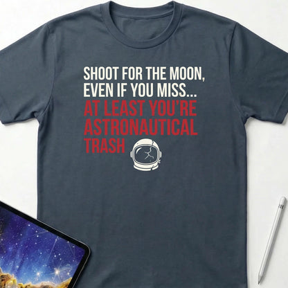 Shoot for the Moon T-Shirt Dark Heather