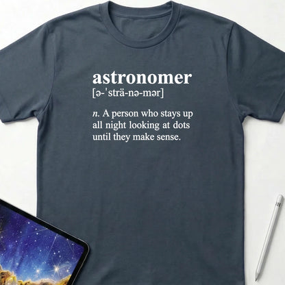 Astronomer Definition T-Shirt Dark Heather