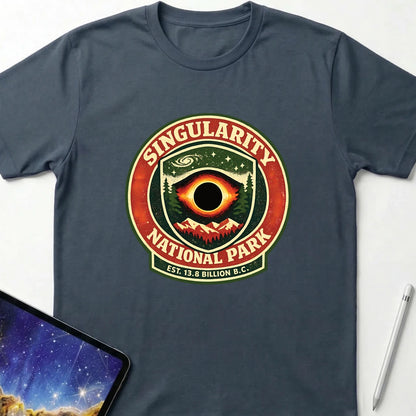 Singularity Nation Park T-Shirt Dark Heather