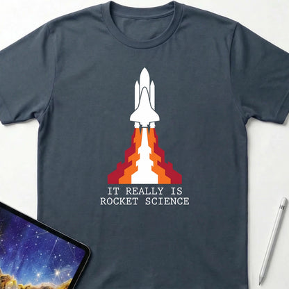 It Really Is Rocket Science T-Shirt Dark Heather