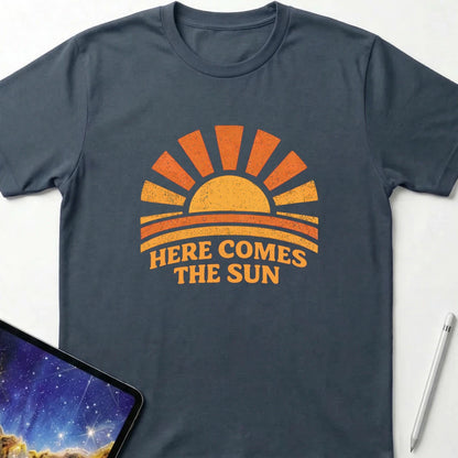 Here Comes The Sun T-Shirt Dark Heather