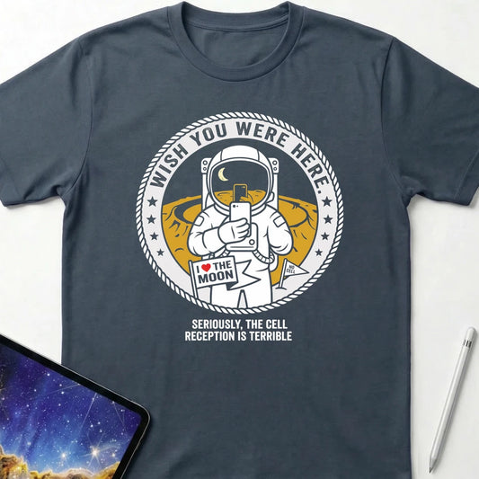 Wish You Were Here T-Shirt Dark Heather