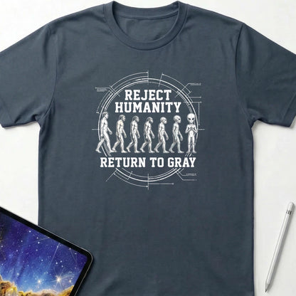 Reject Humanity T-Shirt Dark Heather