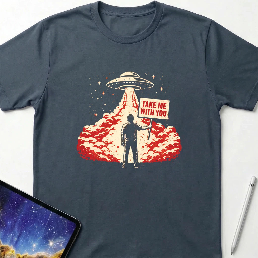 Take Me With You T-Shirt Dark Heather