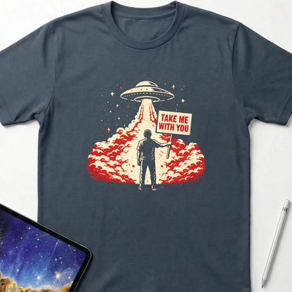 Take Me With You T-Shirt Dark Heather