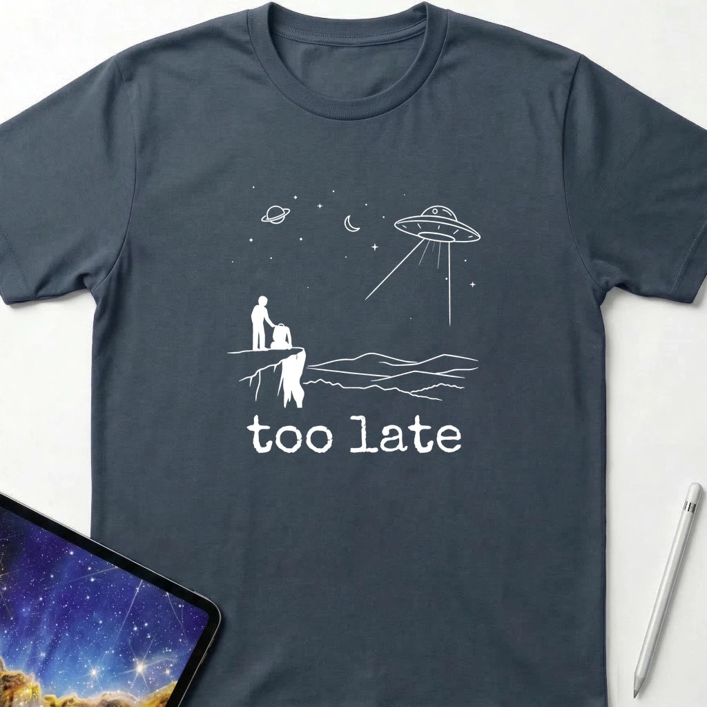 Too Late T-Shirt Dark Heather