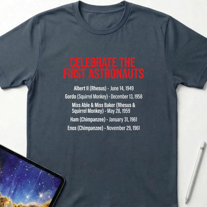 The First Astronauts T-Shirt Dark Heather