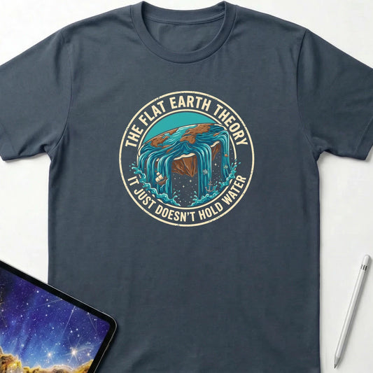 Leaky Planet Theory T-Shirt Dark Heather
