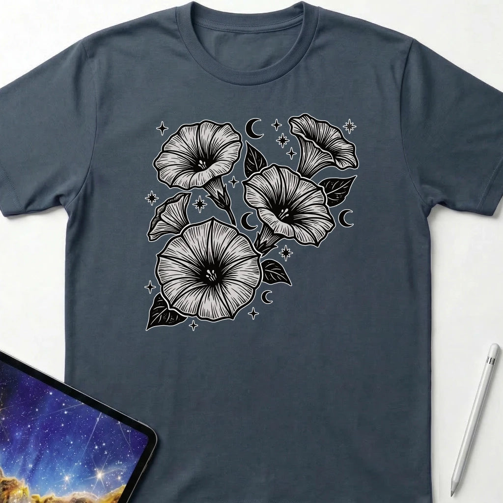 Moonflower T-Shirt Dark heather
