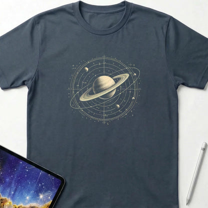 Vintage Solar Art T-Shirt Dark Heather