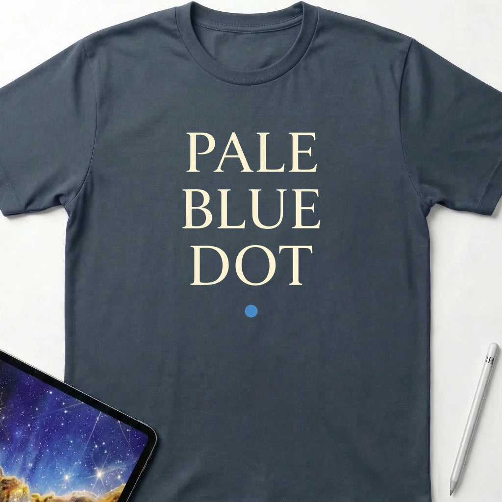 Pale Blue Dot T-Shirt Dark Heather