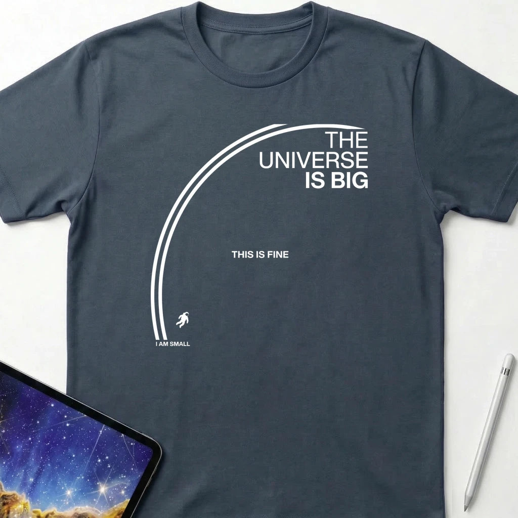 The Universe is Big T-Shirt Dark Heather