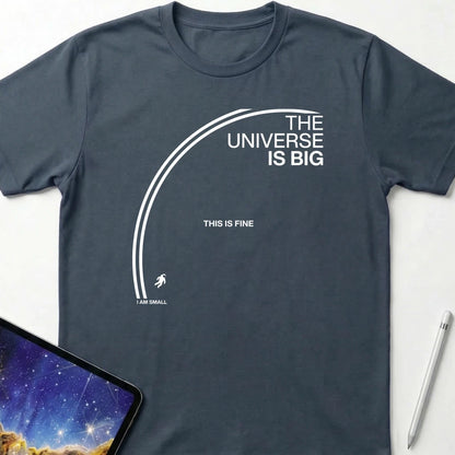 The Universe is Big T-Shirt Dark Heather