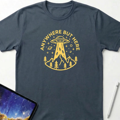 Anywhere But Here T-Shirt Dark Heather