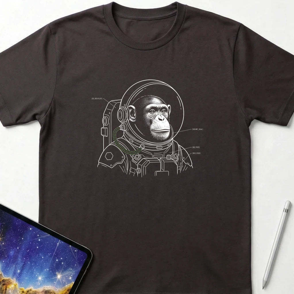 Primate Protocol T-Shirt Dark Chocolate