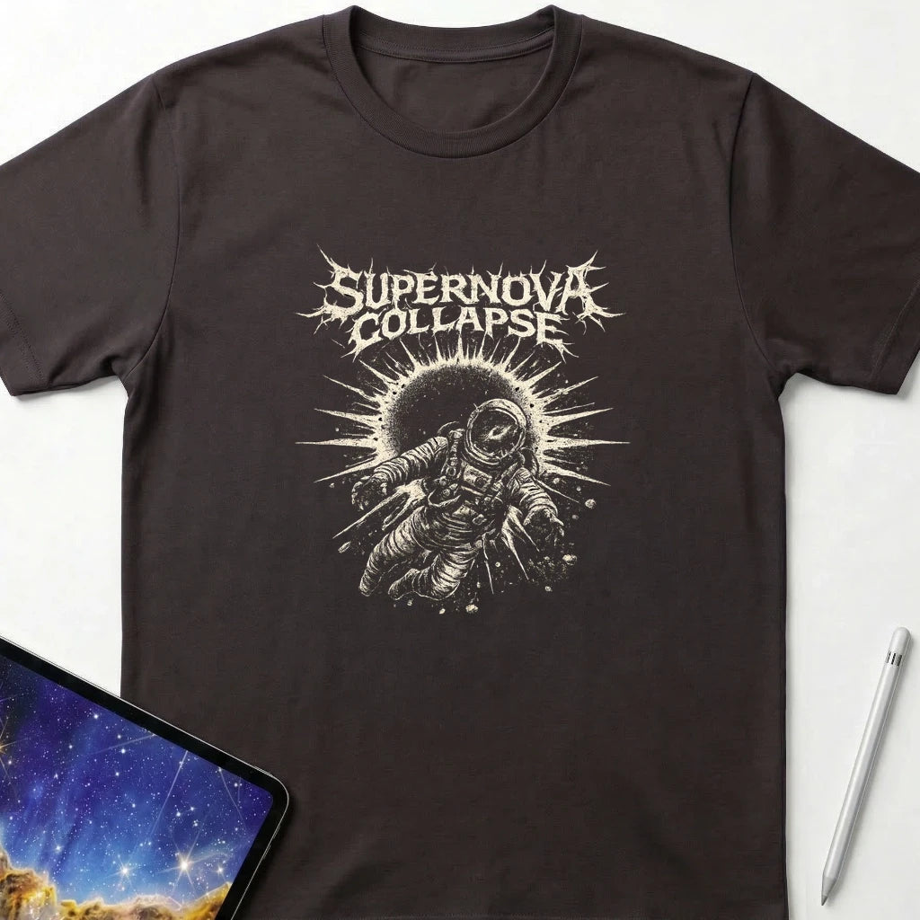 Supernova Collapse T-Shirt Dark Chocolate