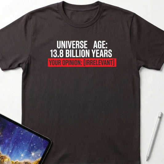 Your Opinion is Irrelevant T-Shirt Dark Chocolate