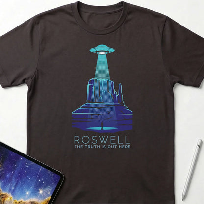 Roswell The Truth T-Shirt Dark Chocolate