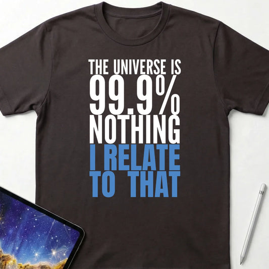 Universe is 99.9% T-Shirt Dark Heather
