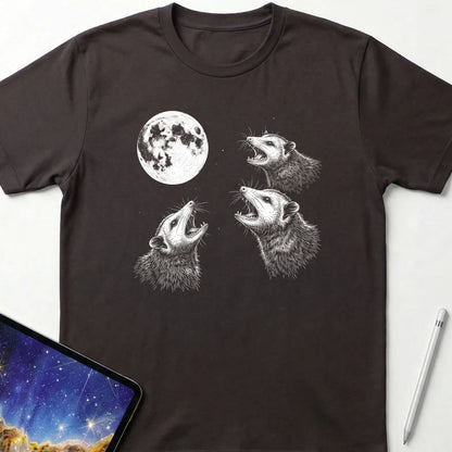 Possum Moon T-Shirt Dark Chocolate
