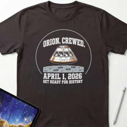 Orion April 2026 T-Shirt Dark Chocolate