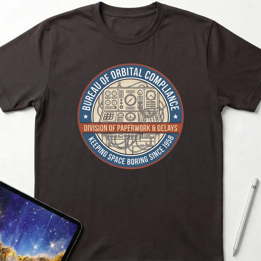 Becoming an Astronaut T-Shirt Dark Chocolate