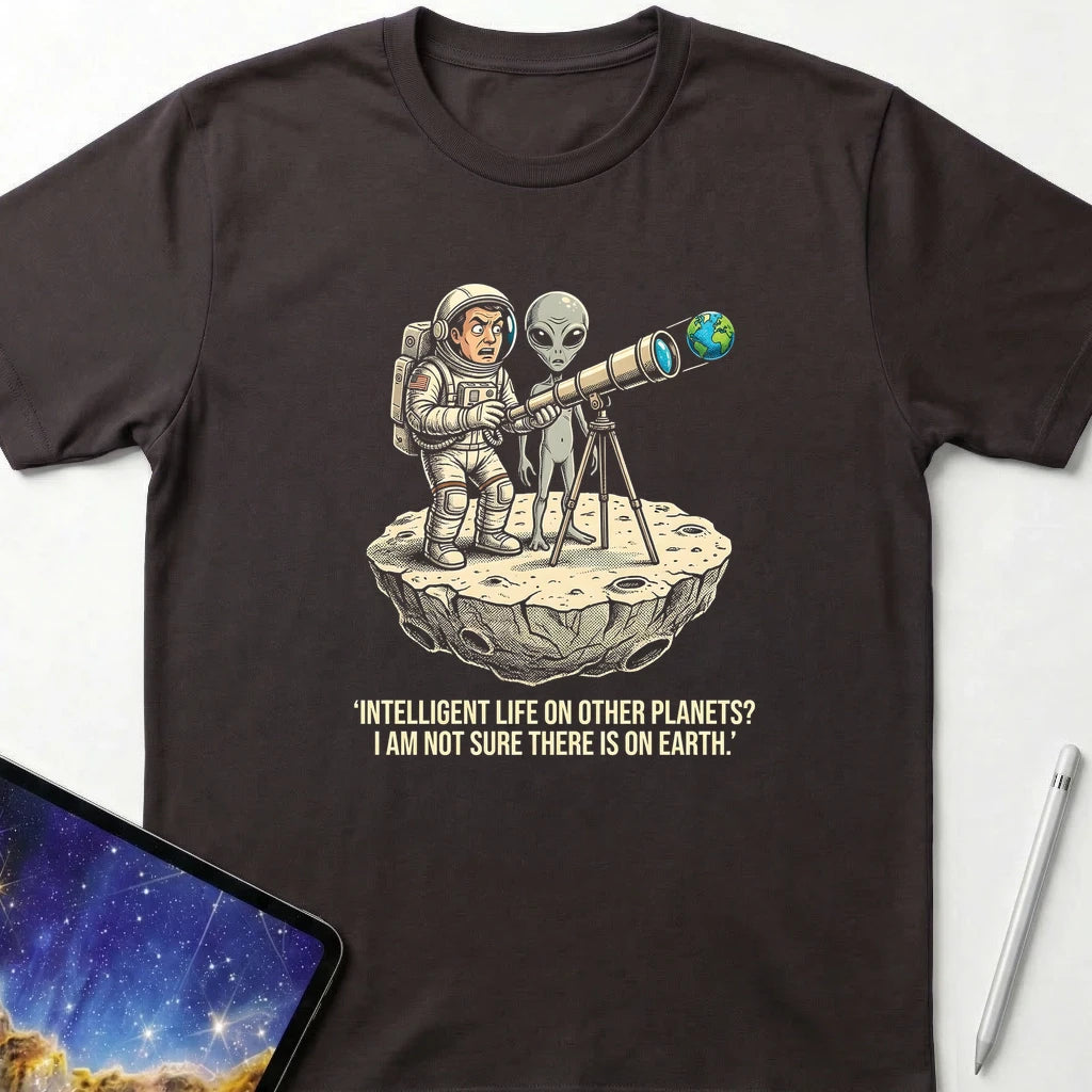 Intelligent Life T-Shirt Dark Chocolate