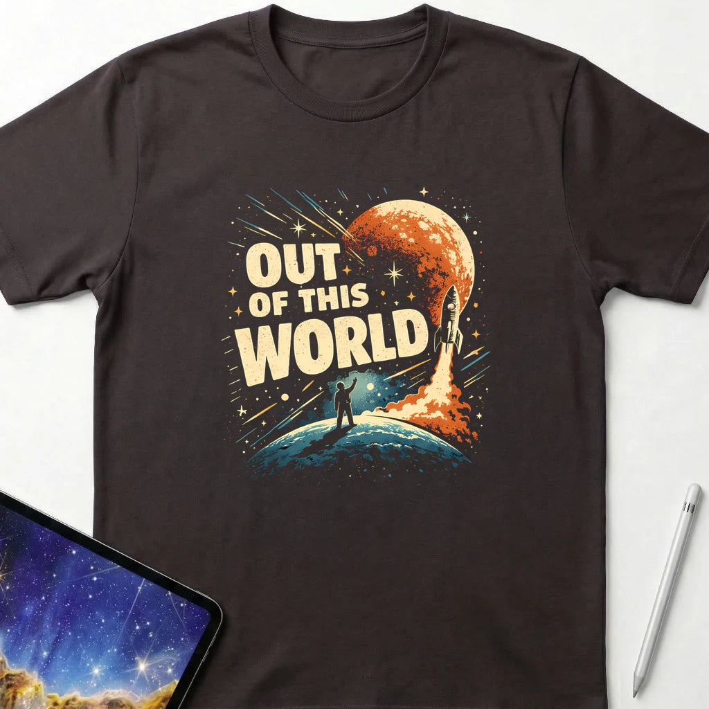 Out of this World T-Shirt Dark Chocolate