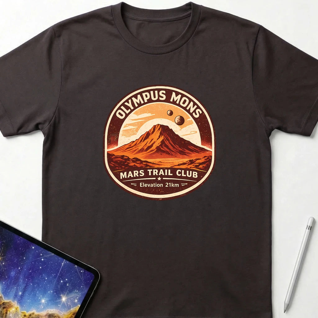 Mars Trail Club T-Shirt Dark Chocolate