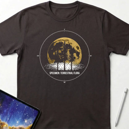 Terrestrial Flora T-Shirt Dark Chocolate