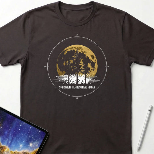 Terrestrial Flora T-Shirt Dark Chocolate