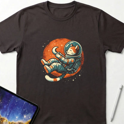 Floating Among Stars T-Shirt Dark Chocolate