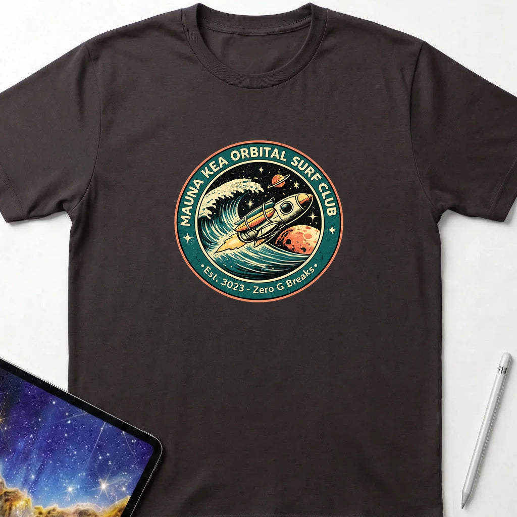 Surf Club T-Shirt Dark Chocolate