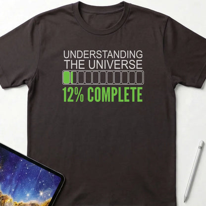 Understanding the Universe T-Shirt Dark Chocolate