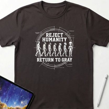 Reject Humanity T-Shirt Dark Chocolate