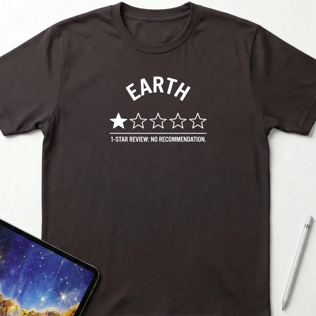 Earth Total Nightmare T-Shirt Dark Chocolate
