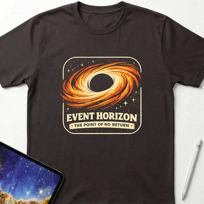 Event Horizon No Return T-Shirt Dark Chocolate