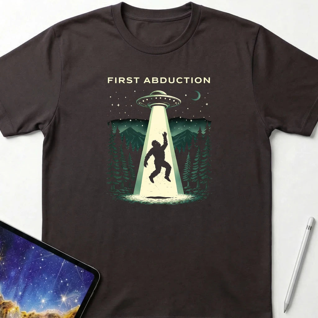 First Abduction T-Shirt Dark Chocolate