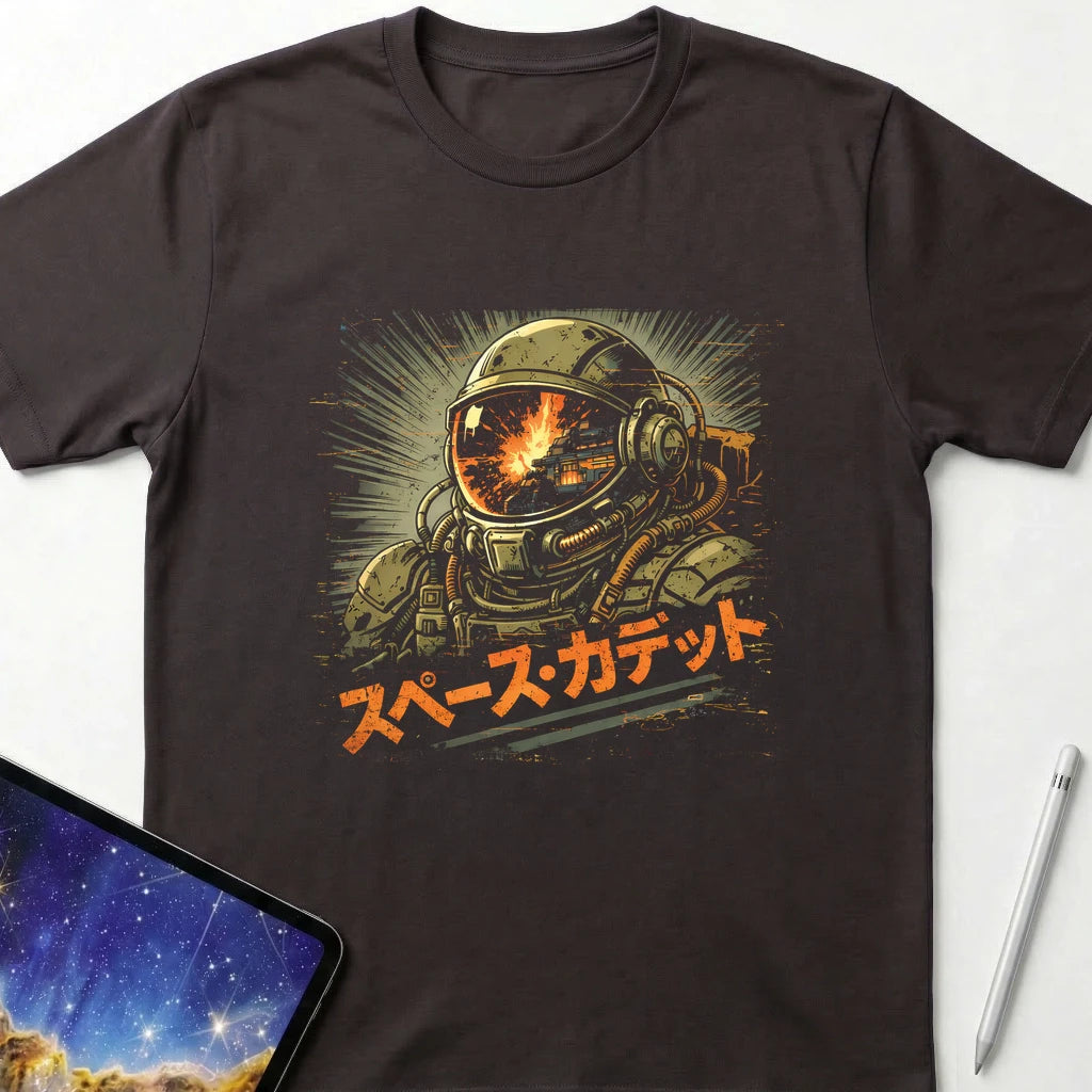Space Cadet T-Shirt Dark Chocolate