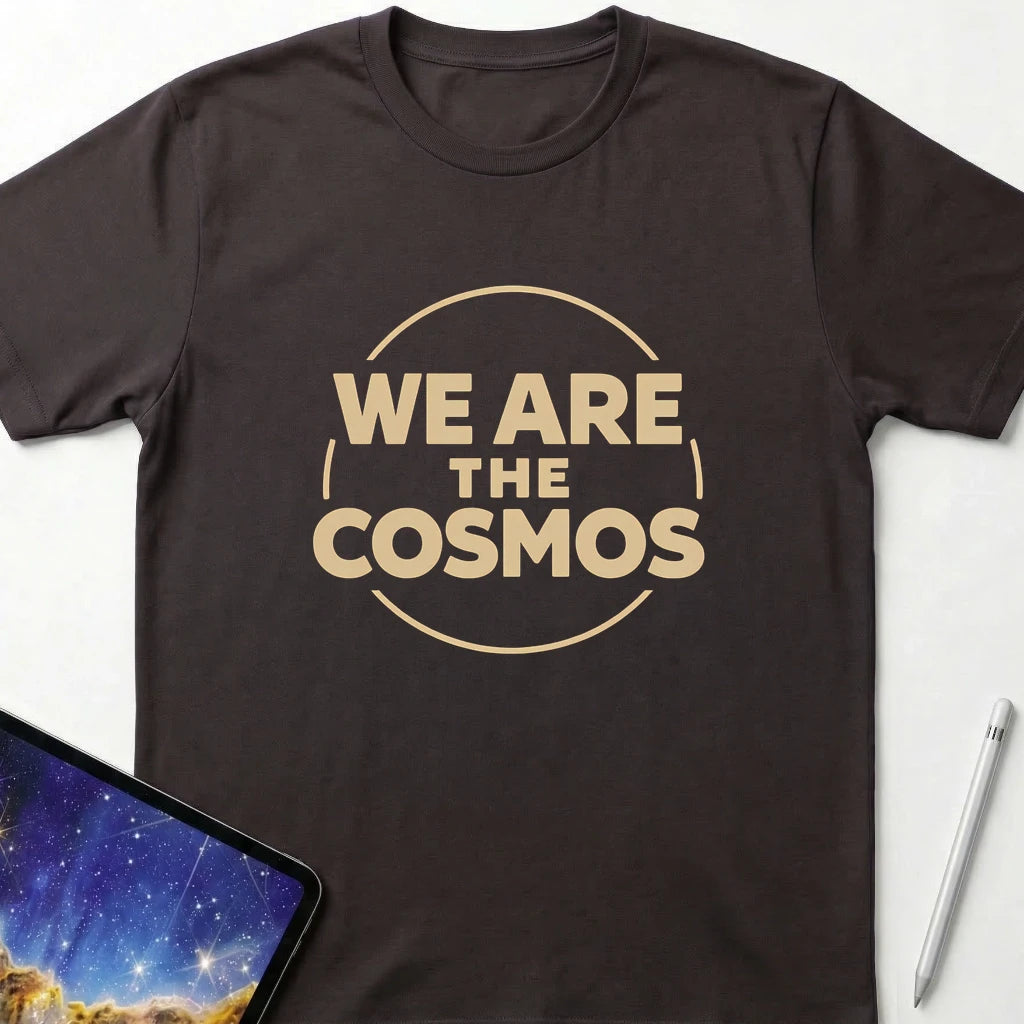 We Are The Cosmos T-Shirt Dark Chocolate
