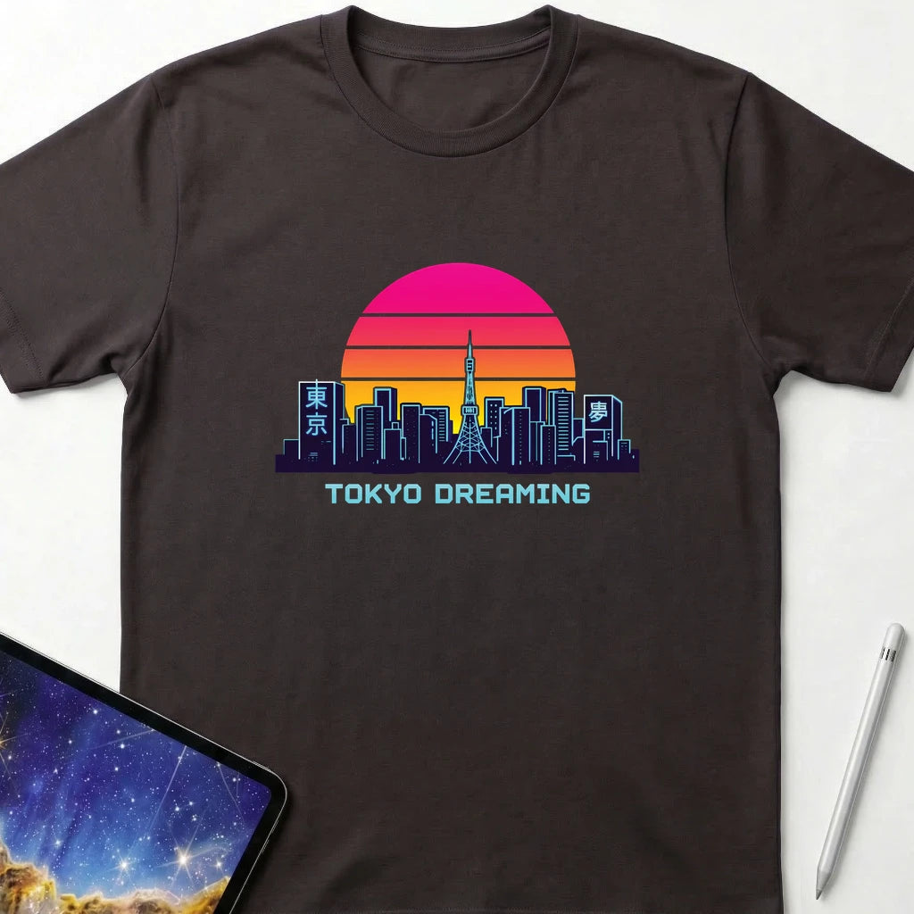Tokyo Dream T-Shirt Dark Chocolate