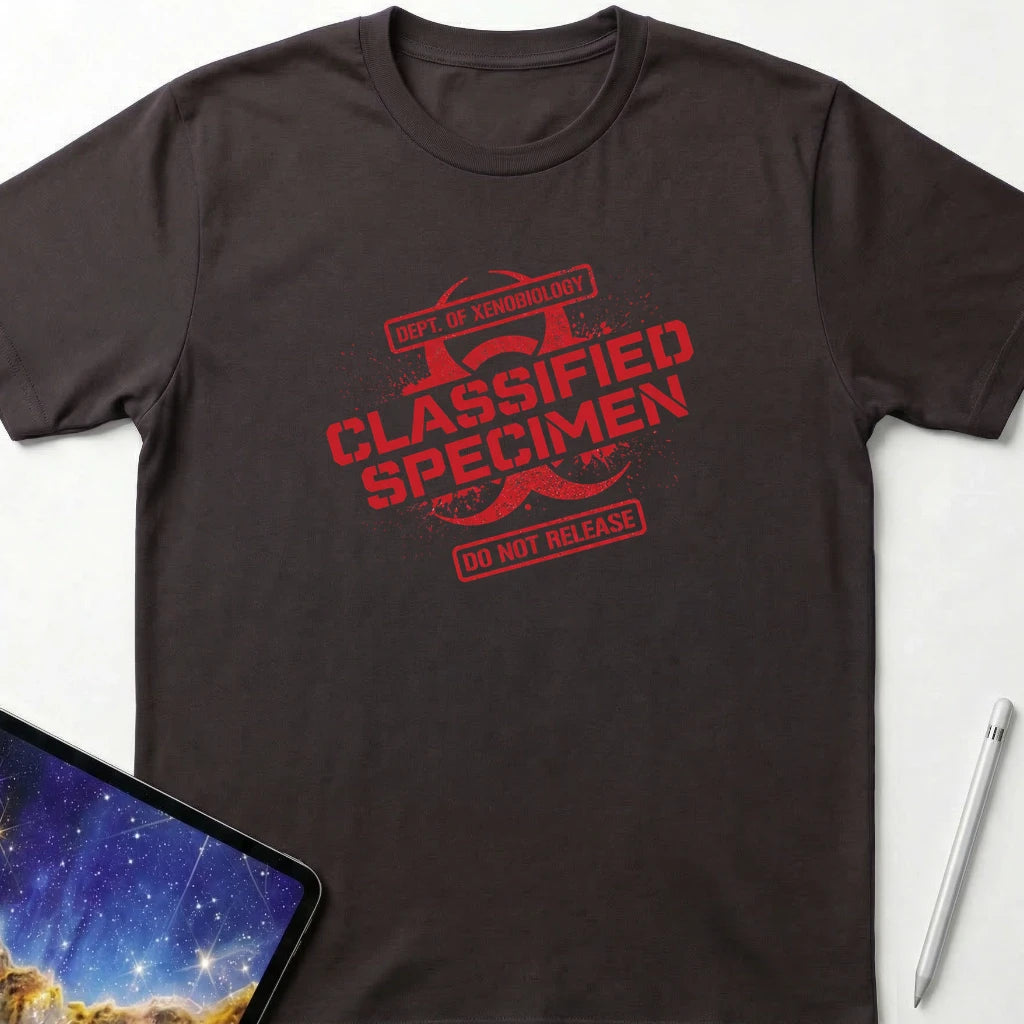 Classified Specimen T-Shirt Dark Chocolate