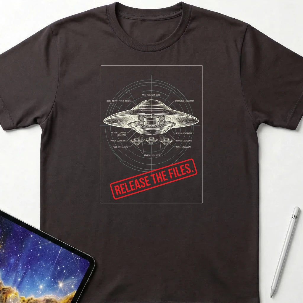 Release the Files T-Shirt Dark Chocolate