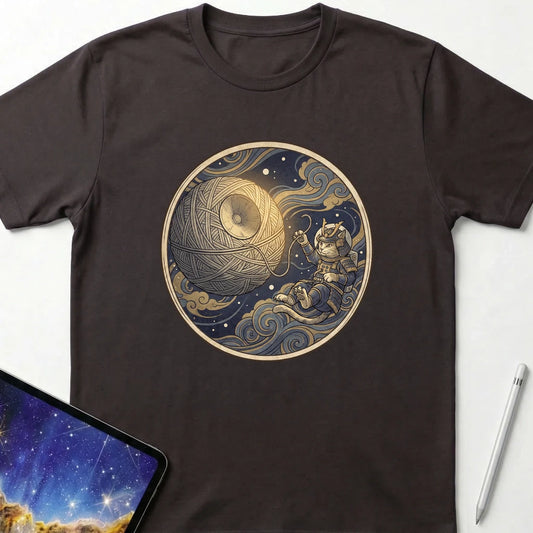 Yarn Star T-Shirt Dark Chocolate